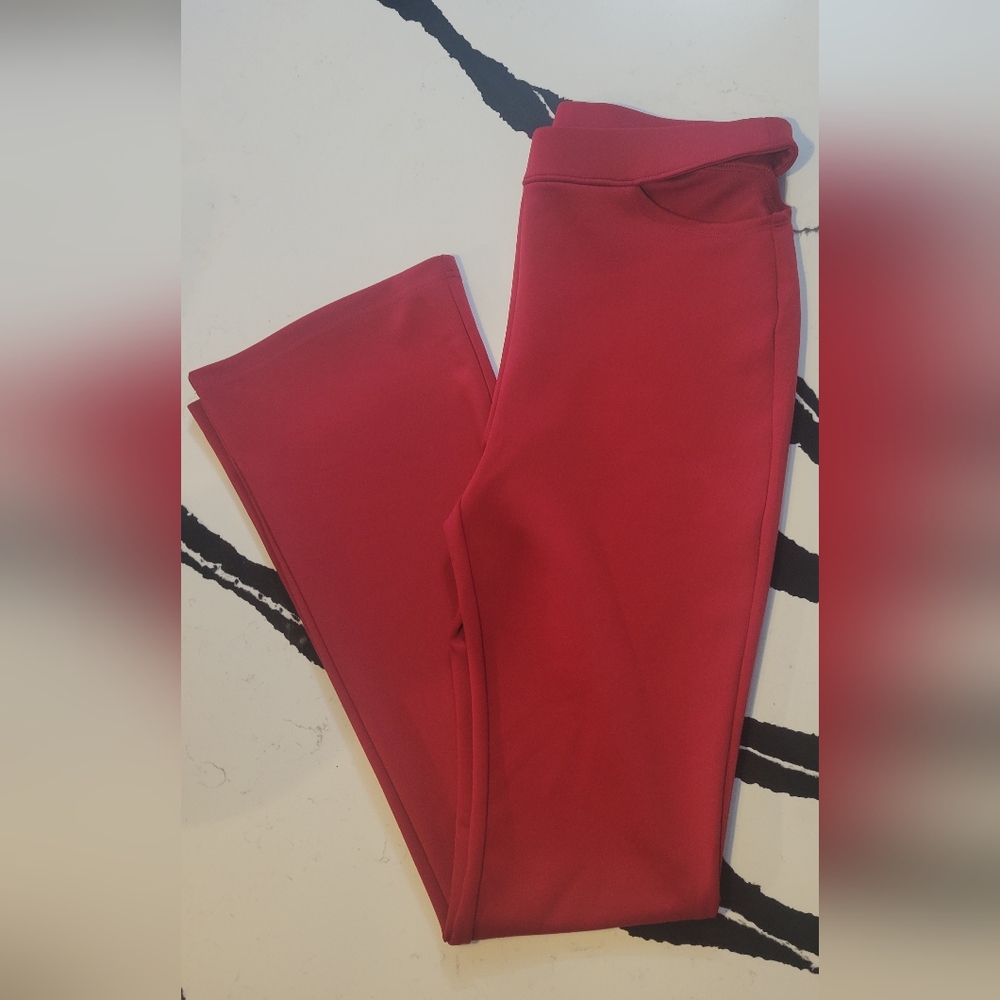 Elegant Red Women's Pants